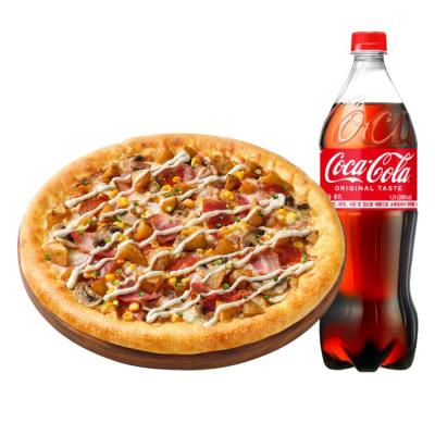 피자헛 골든 베이컨 포테이토 치즈크러스트L + 콜라 1.25L